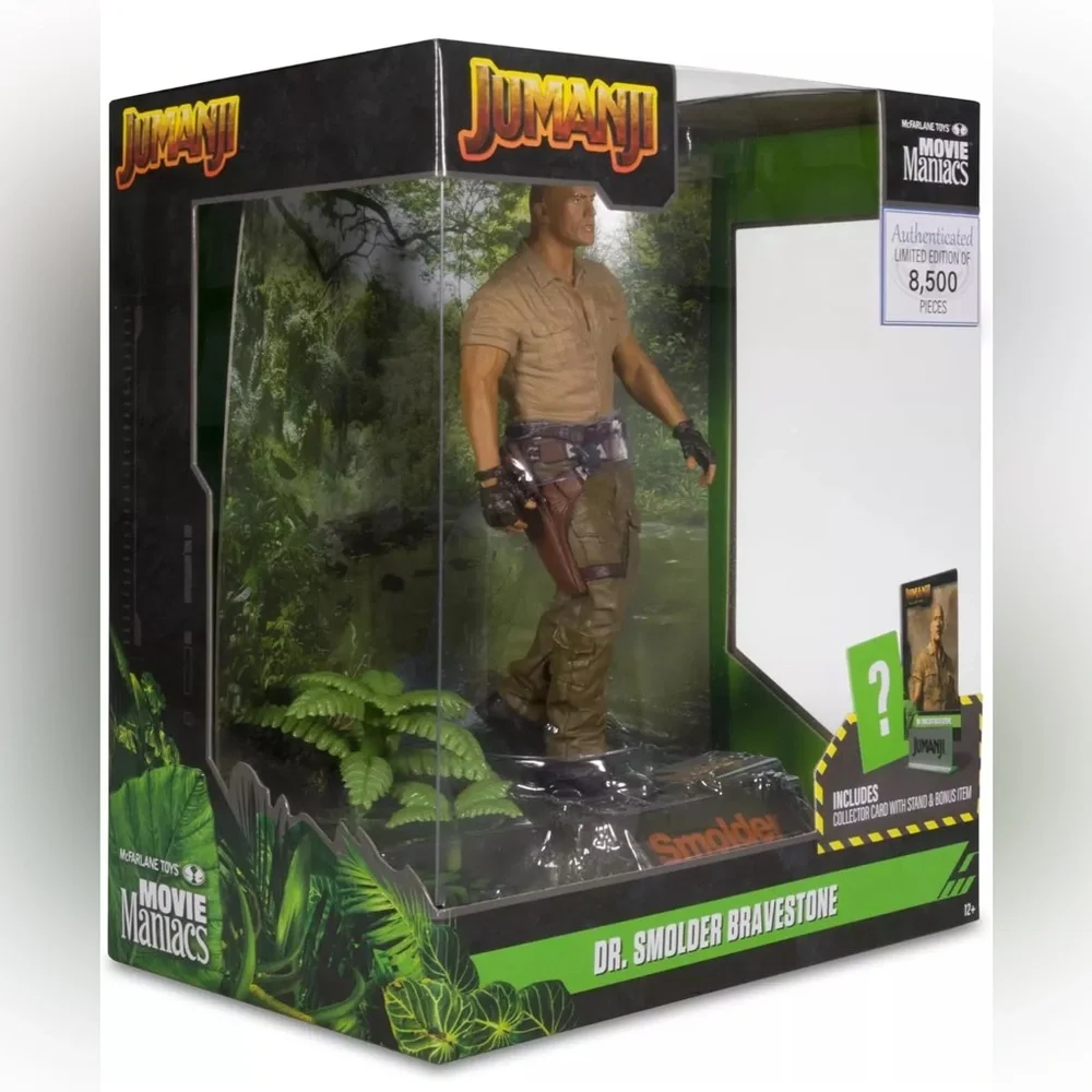 McFarlane Toys - Movie Maniacs Smolder (Jumanji) 6” Posed Figure